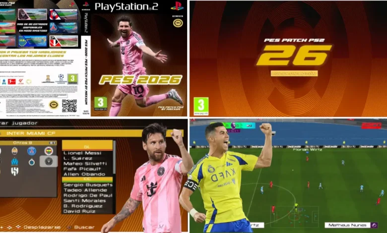eFootball PES 2026 PS2 ISO Patch Download - New Season 2025/26 Update 1 87078