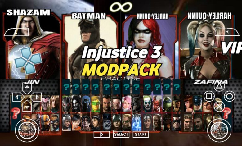 INJUSTICE 3 MODPACK PPSSPP ISO DOWNLOAD | NEW CHARACTERS & SKINS 1 156082
