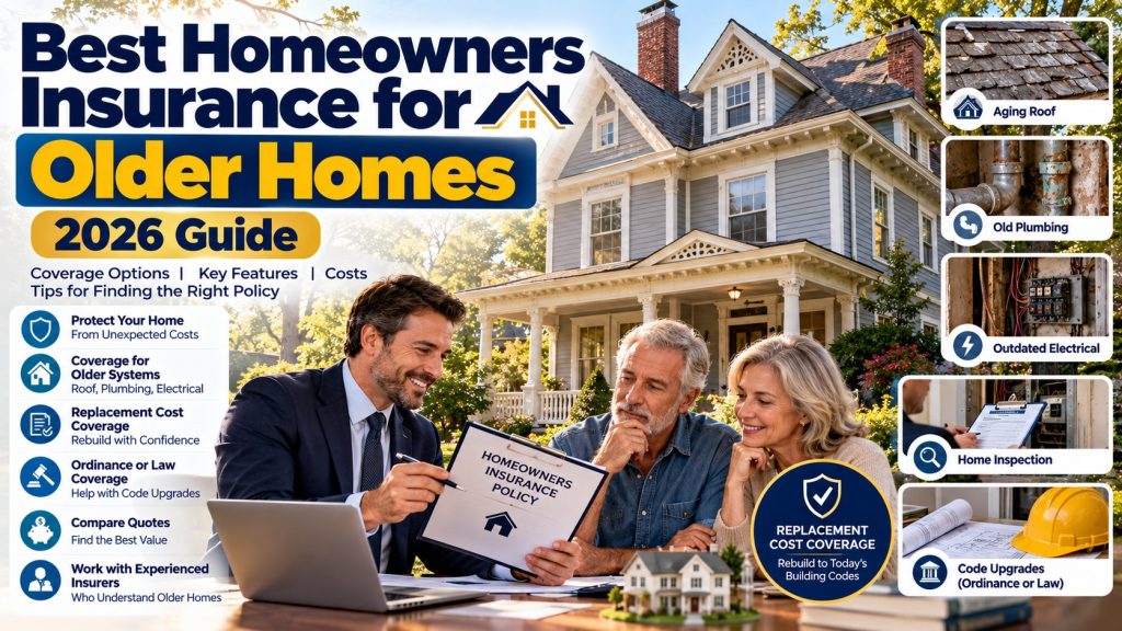 Best Homeowners Insurance for Older Homes: 2026 Guide · YusloveBlog