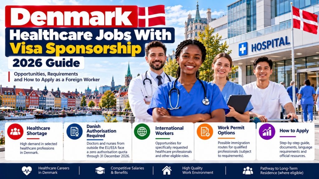Denmark Healthcare Jobs With Visa Sponsorship for Foreigners 2026 · YusloveBlog