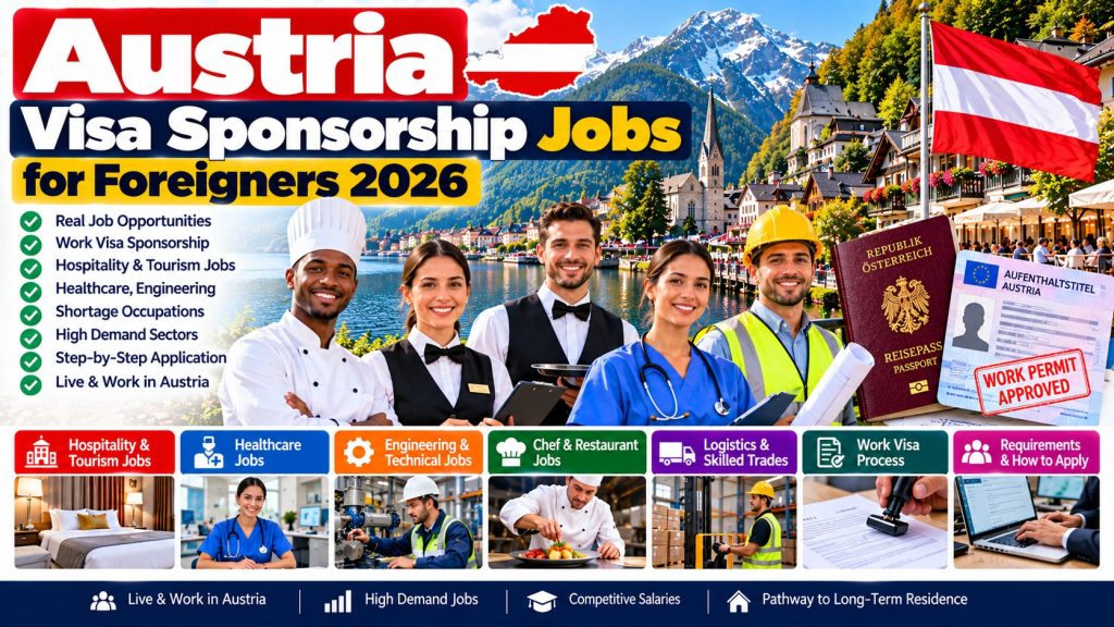 Austria Visa Sponsorship Jobs for Foreigners 2026: Complete Guide · YusloveBlog