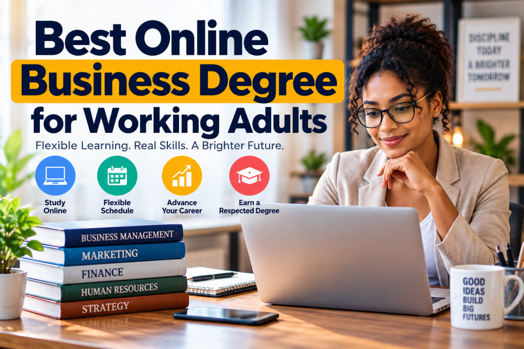 Best Online Business Degree for Working Adults: A Complete Guide · YusloveBlog
