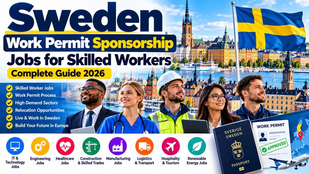 Sweden Work Permit Sponsorship Jobs for Skilled Workers in 2026 · YusloveBlog