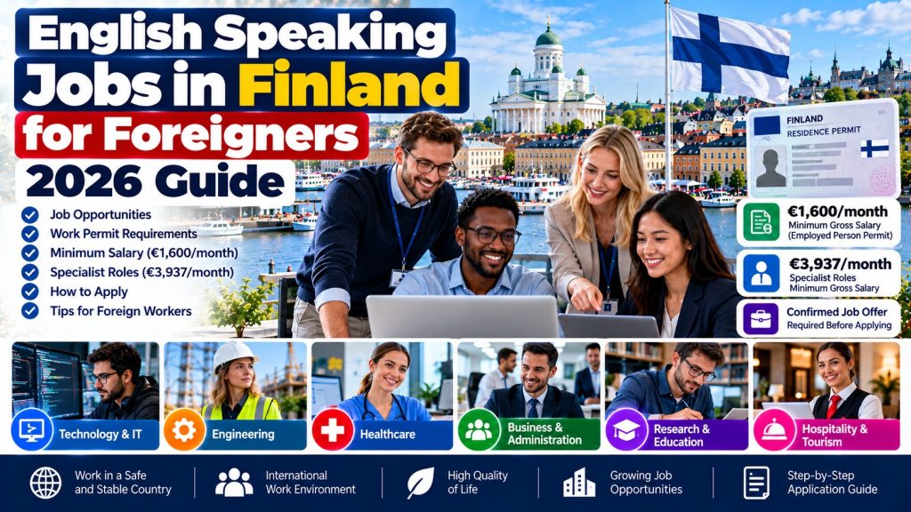 English Speaking Jobs in Finland for Foreigners 2026 · YusloveBlog