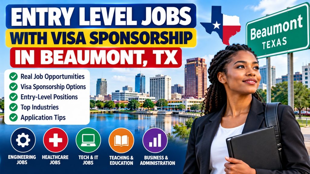 Entry Level Jobs With Visa Sponsorship in Beaumont, TX (2026) · YusloveBlog