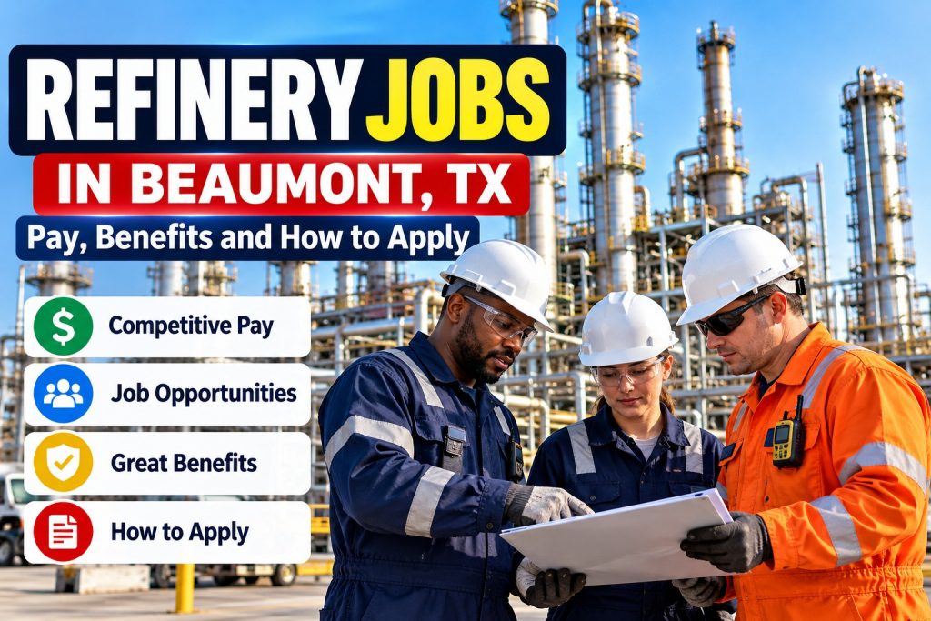 Refinery Jobs in Beaumont, TX: Pay, Benefits and How to Apply · YusloveBlog