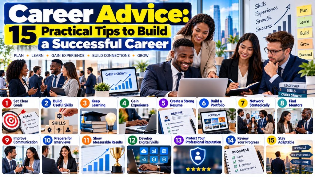 Career Advice: 15 Practical Tips to Build a Successful Career · YusloveBlog